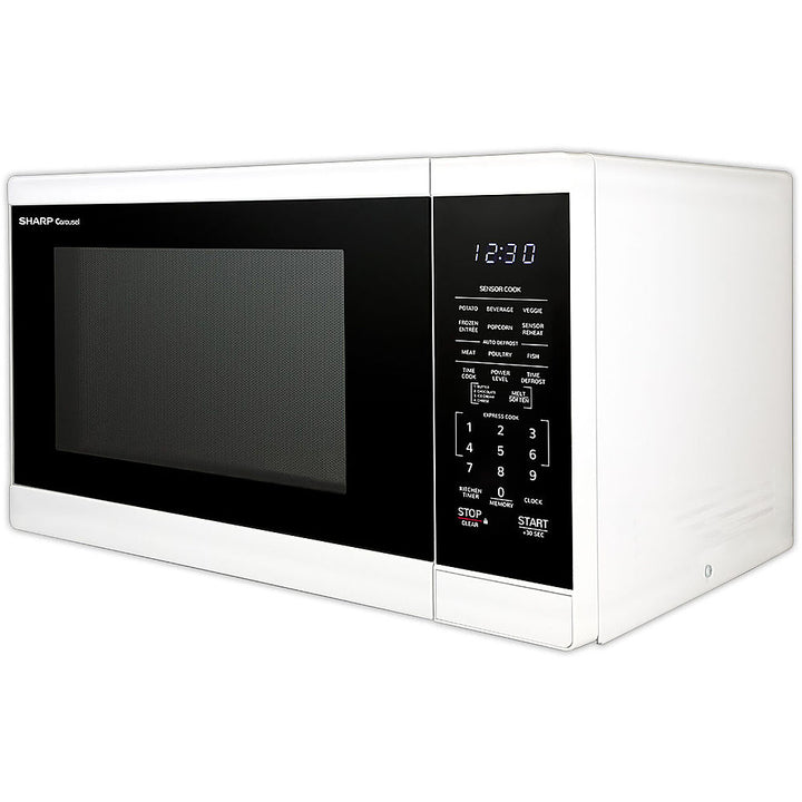 Sharp 1.4 Cu.ft  Countertop Microwave Oven in White - White_5
