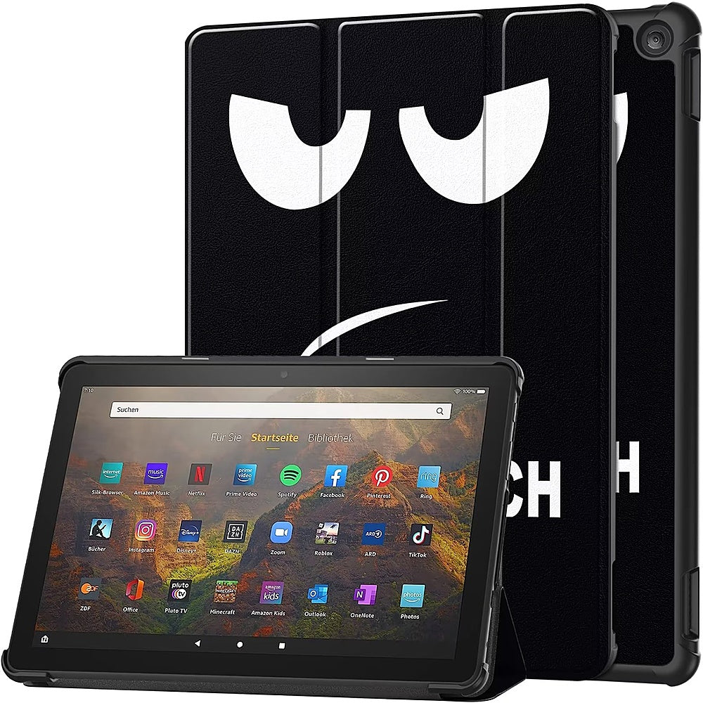 SaharaCase - Tri-Fold Folio Case for Amazon Fire HD 10 (2023) - Black_8