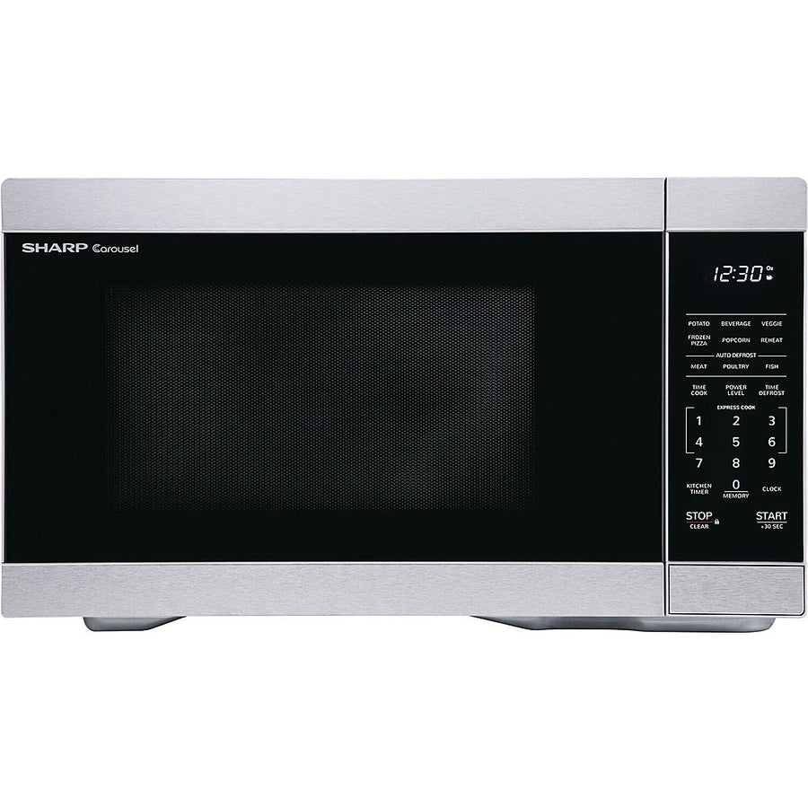 Sharp 1.1 Cu.ft  Countertop Microwave Oven in Stainless Steel with Orville Redenbacher Certification - Stainless Steel_0