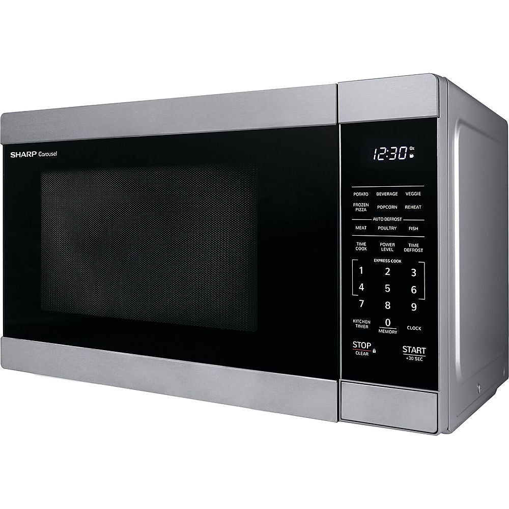 Sharp 1.1 Cu.ft  Countertop Microwave Oven in Stainless Steel with Orville Redenbacher Certification - Stainless Steel_8