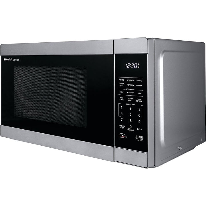 Sharp 1.1 Cu.ft  Countertop Microwave Oven in Stainless Steel with Orville Redenbacher Certification - Stainless Steel_3