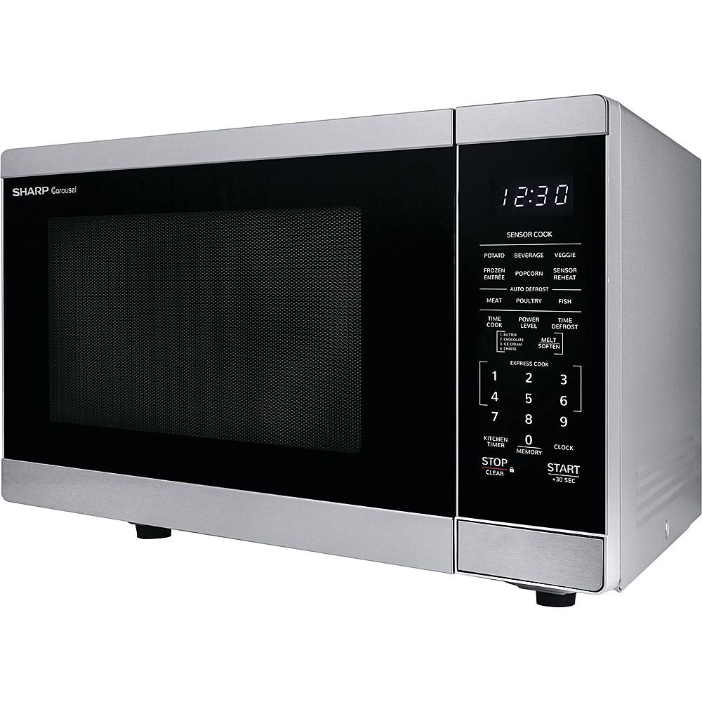 Sharp 1.4 Cu.ft  Countertop Microwave Oven in Stainless Steel with Orville Redenbacher's Certification - Stainless Steel_7