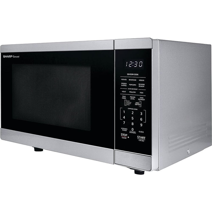 Sharp 1.4 Cu.ft  Countertop Microwave Oven in Stainless Steel with Orville Redenbacher's Certification - Stainless Steel_4