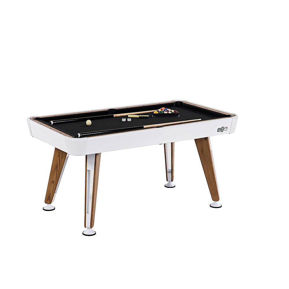 Hall of Games - 66" Apex Billiard Table - White/Black_1