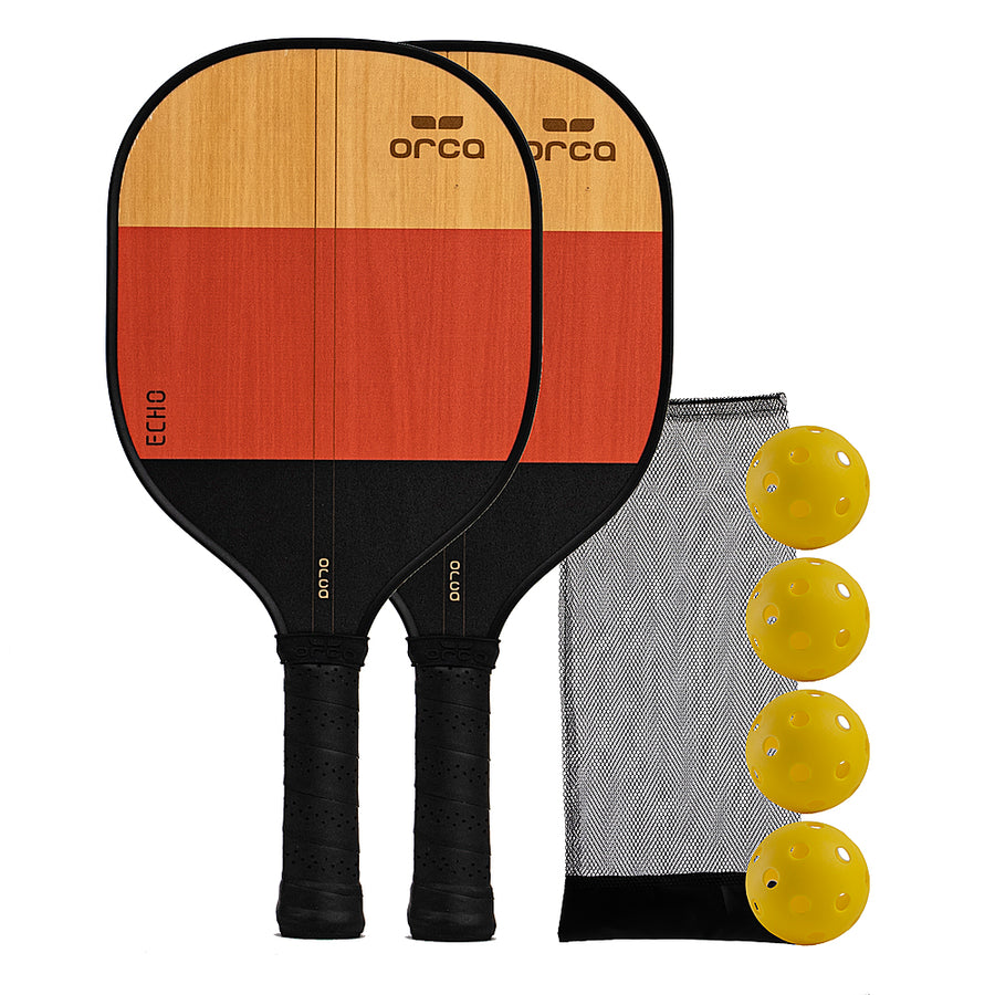 ORCA - Echo Wood Pickleball Paddle Deluxe Combo Set_0
