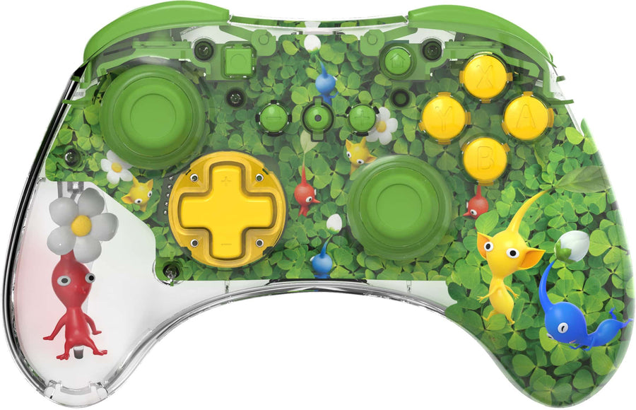 PDP - REALMz Wireless Controller: Pikmin Clover Patch For Nintendo Switch, Nintendo Switch - OLED Model - Pikmin Clover Patch_0