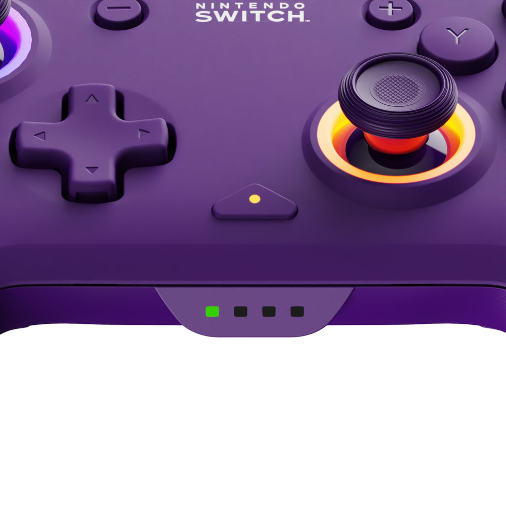 PDP - Afterglow Wave Wireless Controller: Purple For Nintendo Switch, Nintendo Switch - OLED Model - Purple_1