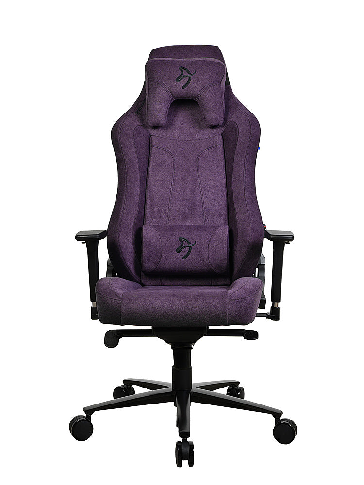 Arozzi - Vernazza Soft Fabric Gaming Chair - Purple_1