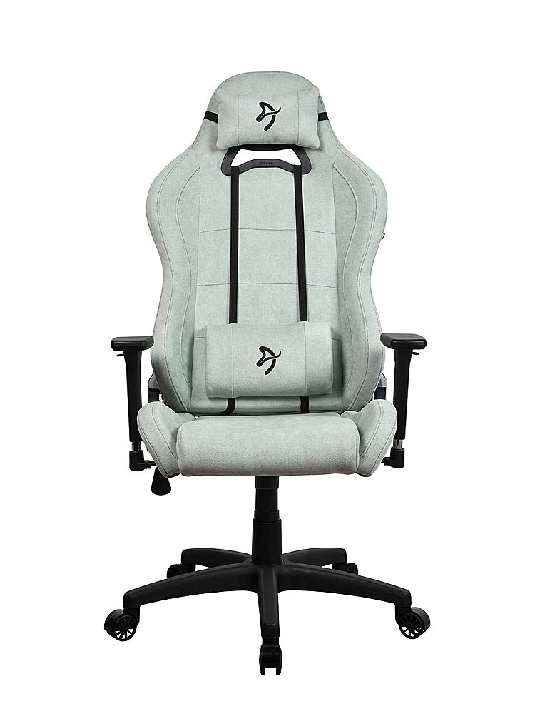 Arozzi - Torretta Soft Fabric Office/Gaming Chair - Pearl Green_1