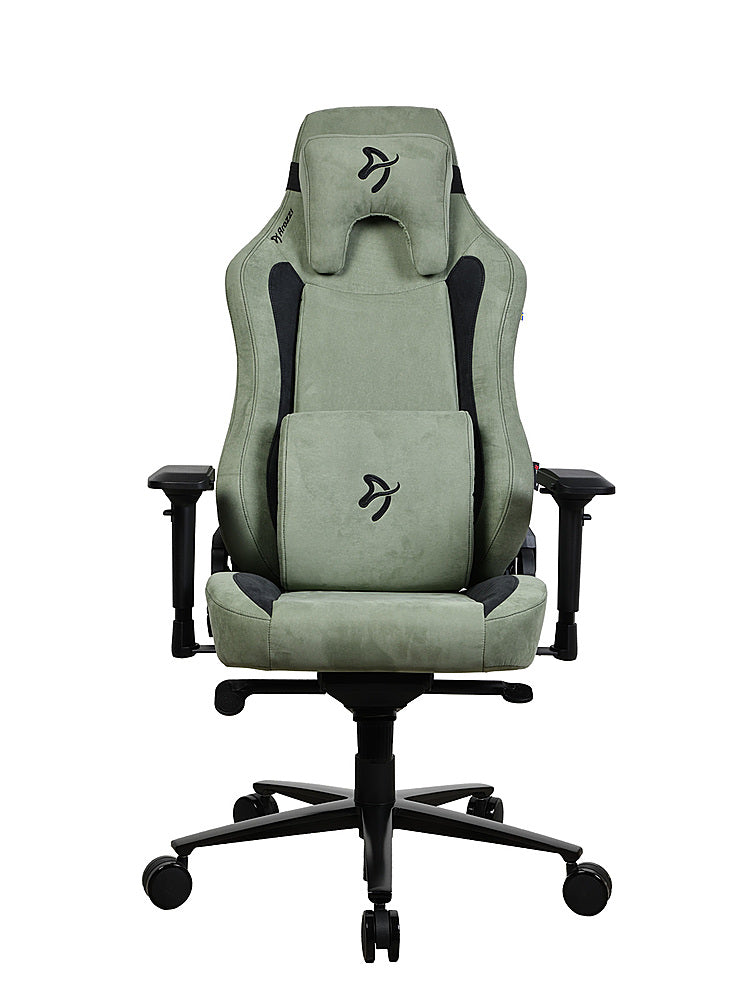 Arozzi - Vernazza Series Top-Tier Premium Supersoft Upholstery Fabric Office/Gaming Chair - Forest_1
