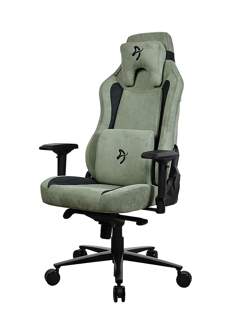 Arozzi - Vernazza Series Top-Tier Premium Supersoft Upholstery Fabric Office/Gaming Chair - Forest_0