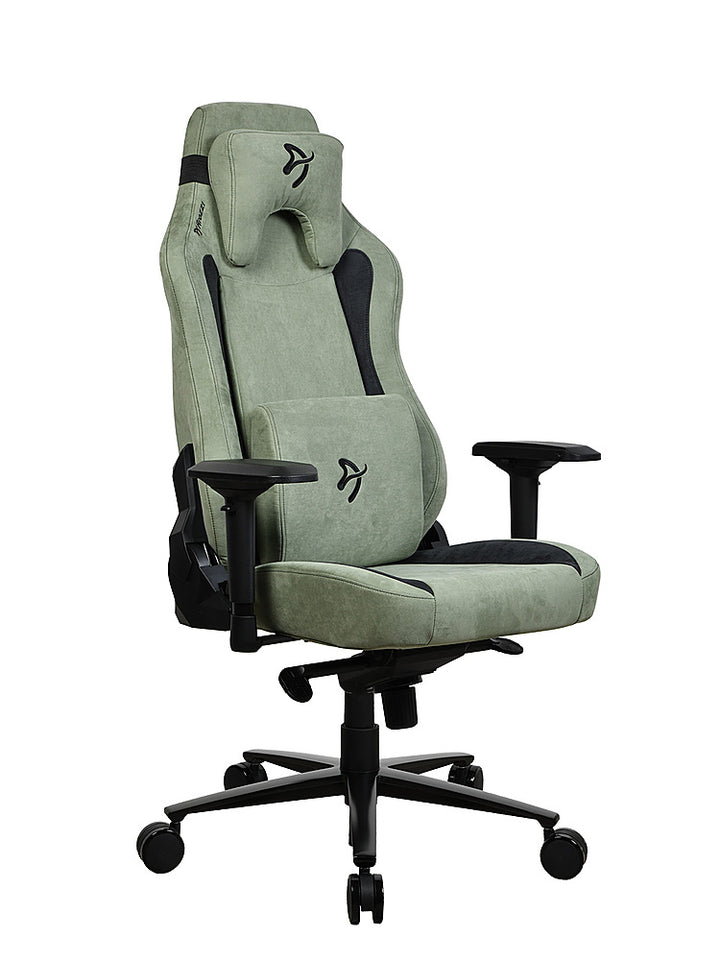 Arozzi - Vernazza Series Top-Tier Premium Supersoft Upholstery Fabric Office/Gaming Chair - Forest_3