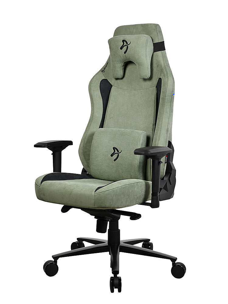 Arozzi - Vernazza Series Top-Tier Premium XL Supersoft Upholstery Fabric Office/Gaming Chair - Forest_0