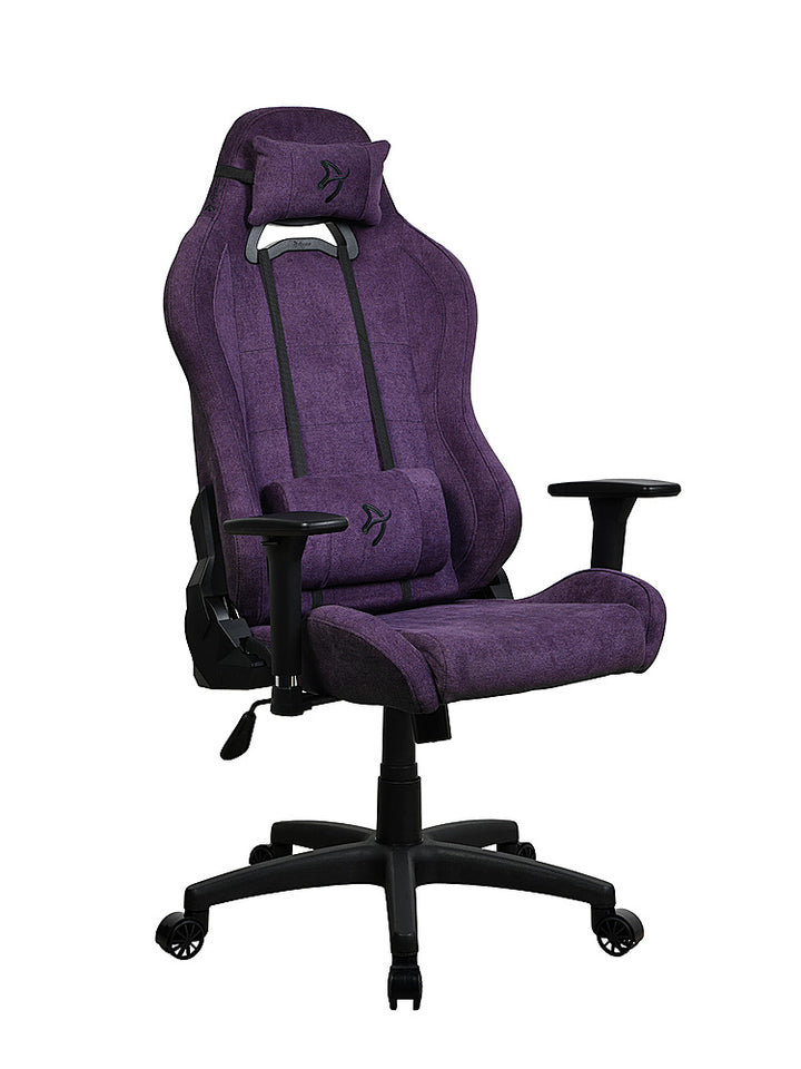Arozzi - Torretta Soft Fabric Office/Gaming Chair - Purple_3