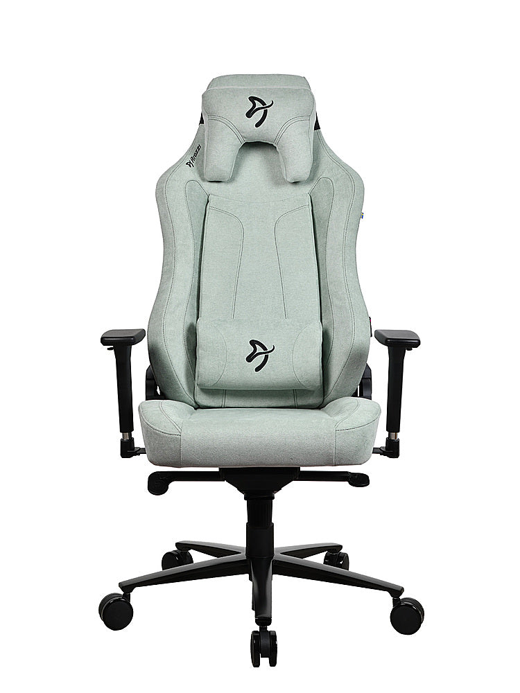 Arozzi - Vernazza Soft Fabric Gaming Chair - Pearl Green_1