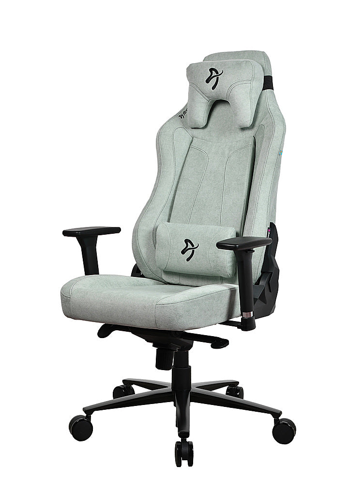 Arozzi - Vernazza Soft Fabric Gaming Chair - Pearl Green_0