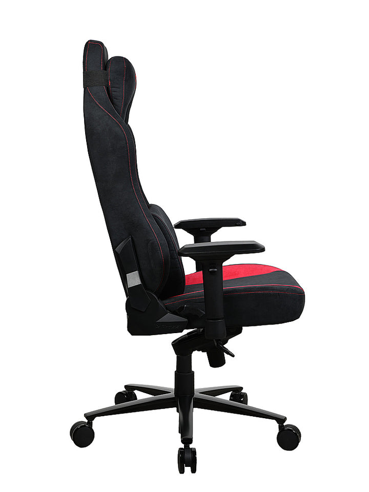 Arozzi - Vernazza Series Top-Tier Premium Supersoft Upholstery Fabric Office/Gaming Chair - Red_5