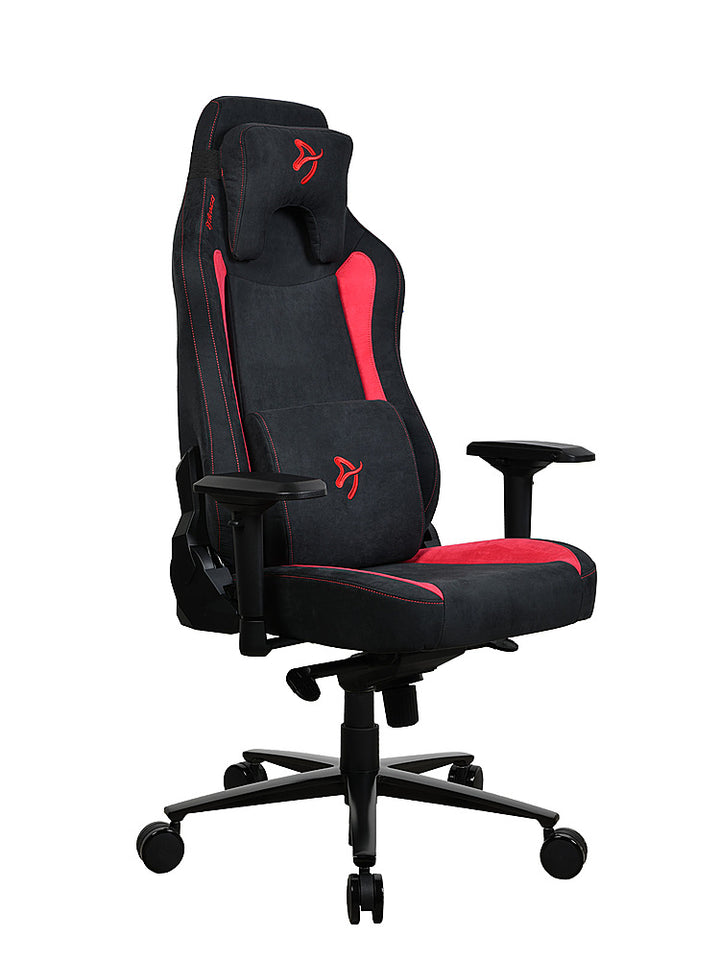 Arozzi - Vernazza Series Top-Tier Premium Supersoft Upholstery Fabric Office/Gaming Chair - Red_3