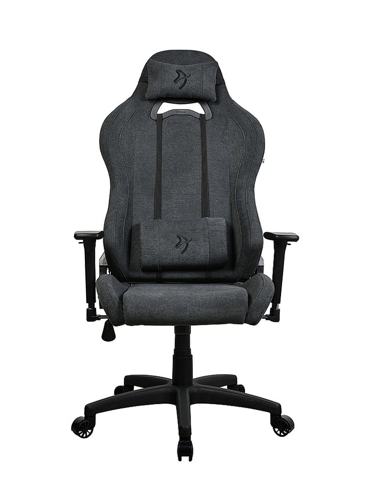 Arozzi - Torretta Soft Fabric Office/Gaming Chair - Dark Grey_1