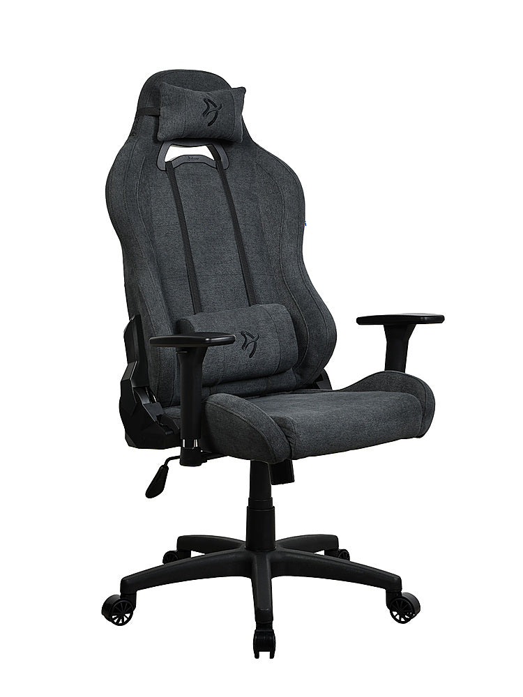 Arozzi - Torretta Soft Fabric Office/Gaming Chair - Dark Grey_3