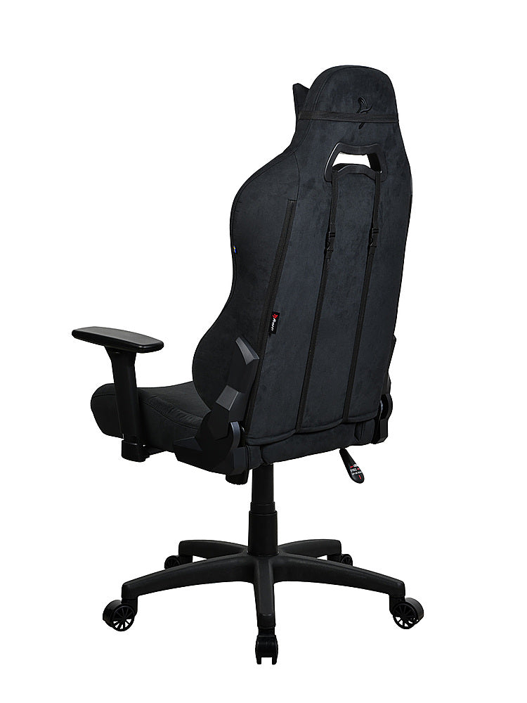 Arozzi - Torretta Supersoft Upholstery Fabric Office/Gaming Chair - Pure Black_7