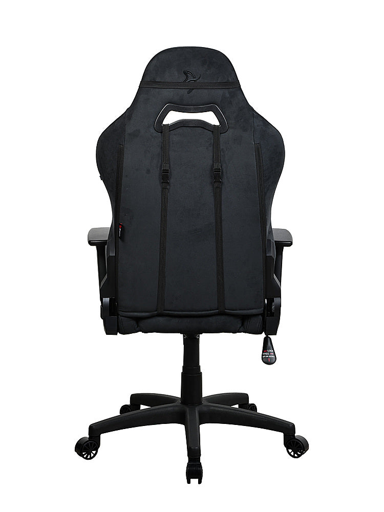 Arozzi - Torretta Supersoft Upholstery Fabric Office/Gaming Chair - Pure Black_6