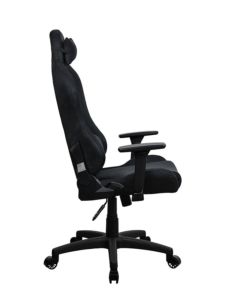 Arozzi - Torretta Supersoft Upholstery Fabric Office/Gaming Chair - Pure Black_4