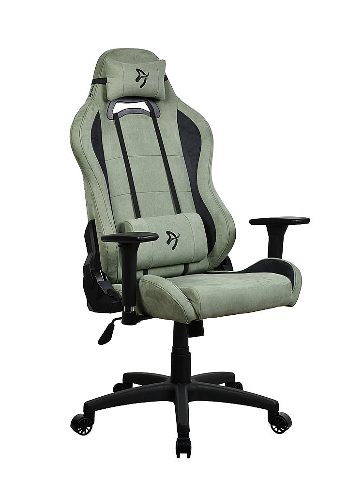 Arozzi - Torretta Supersoft Upholstery Fabric Office/Gaming Chair - Forest_3