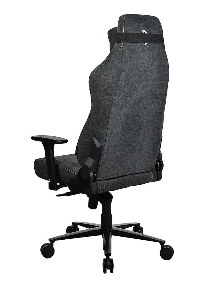 Arozzi - Vernazza Series XL Soft Fabric Office/Gaming Chair - Dark Grey_7