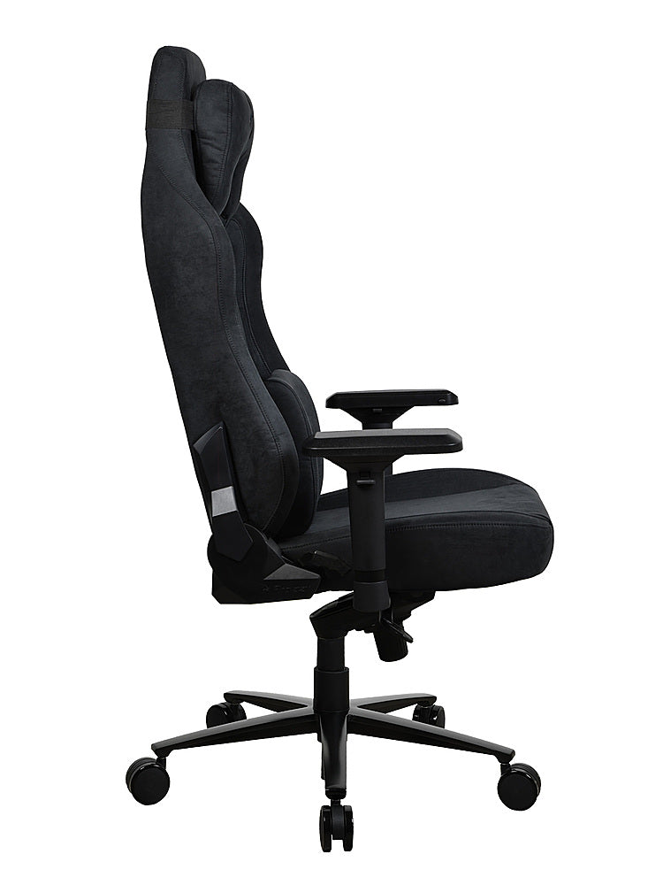 Arozzi - Vernazza Series Top-Tier Premium XL Supersoft Upholstery Fabric Office/Gaming Chair - Pure Black_5