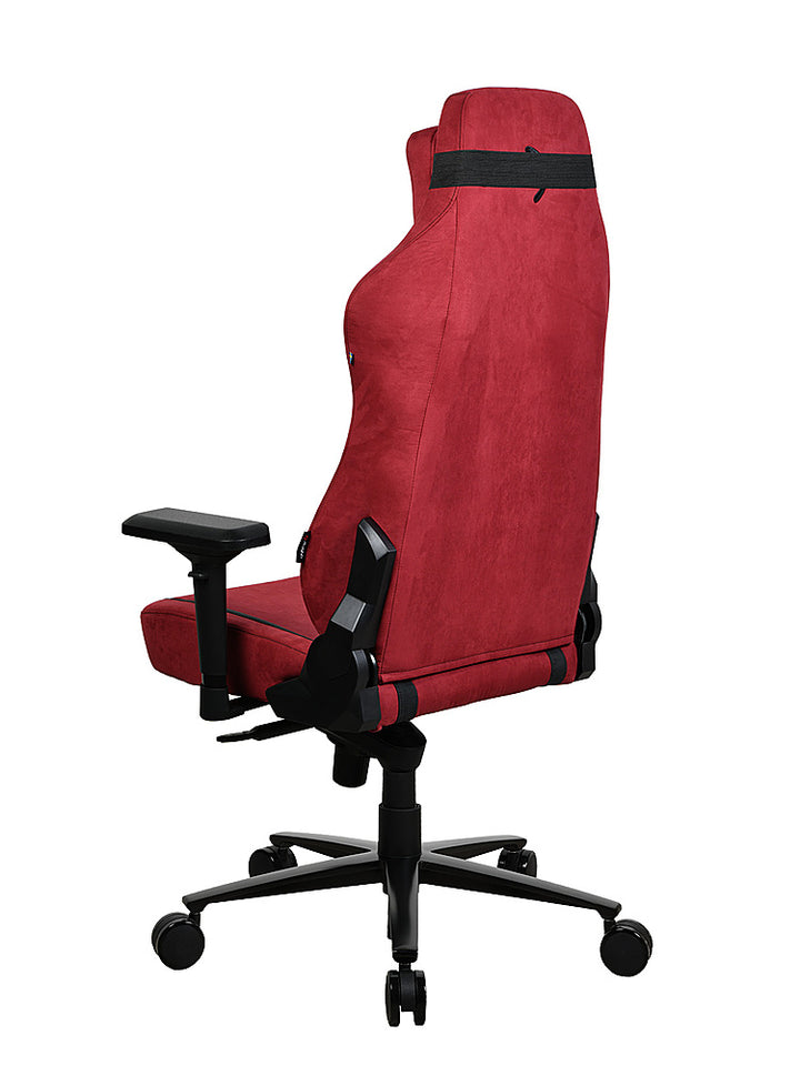 Arozzi - Vernazza Series Top-Tier Premium Supersoft Upholstery Fabric Office/Gaming Chair - Bordeaux_6