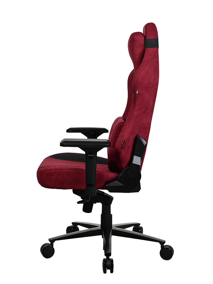 Arozzi - Vernazza Series Top-Tier Premium Supersoft Upholstery Fabric Office/Gaming Chair - Bordeaux_2