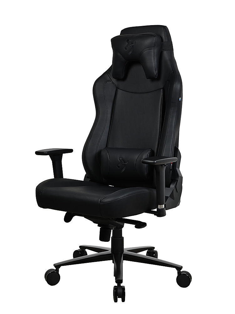 Arozzi - Vernazza Series Premium XL Soft PU Office/Gaming Chair - Pure Black_0