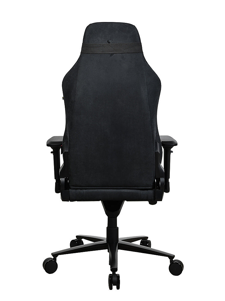 Arozzi - Vernazza Series Top-Tier Premium Supersoft Upholstery Fabric Office/Gaming Chair - Pure Black_7