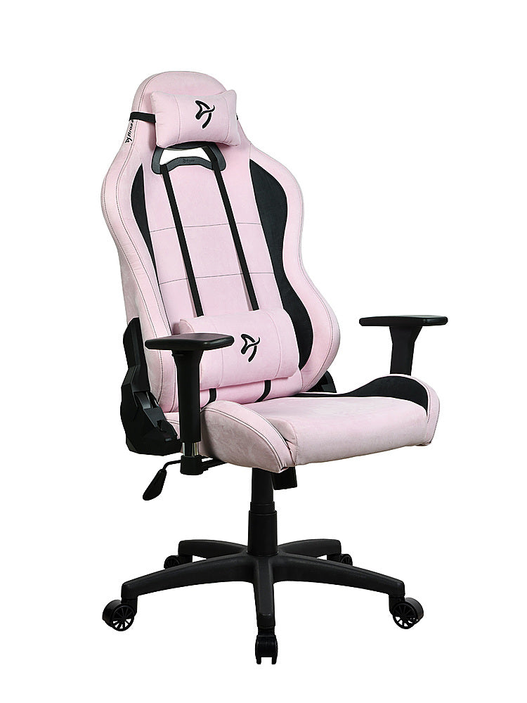 Arozzi - Torretta Supersoft Upholstery Fabric Office/Gaming Chair - Pink_3