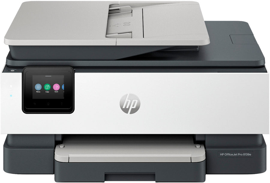 HP - OfficeJet Pro 8139e Wireless All-In-One Inkjet Printer with 12 months of Instant Ink Included with HP+ - White_0