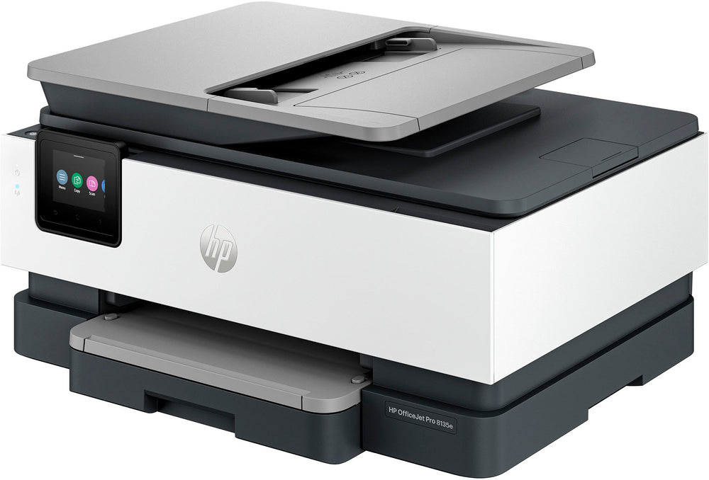 HP - OfficeJet Pro 8135e Wireless All-In-One Inkjet Printer with 3 months of Instant Ink Included with HP+ - White_1
