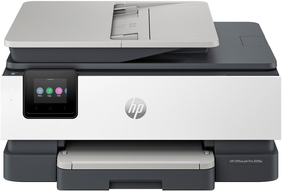 HP - OfficeJet Pro 8135e Wireless All-In-One Inkjet Printer with 3 months of Instant Ink Included with HP+ - White_0