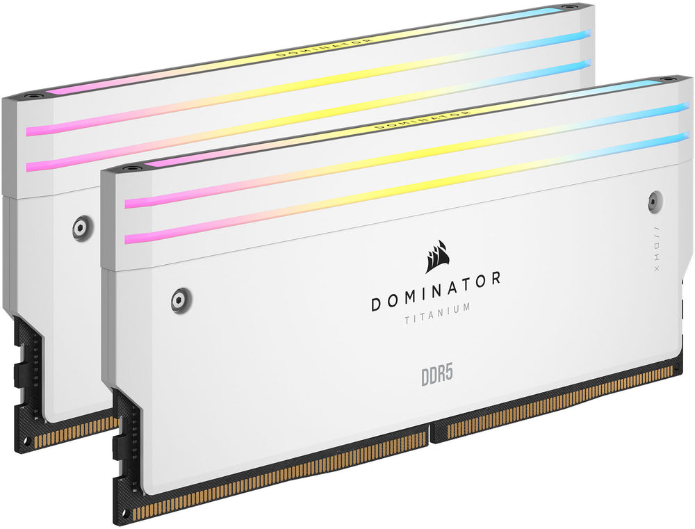 CORSAIR - DOMINATOR TITANIUM CMP32GX5M2X7000C34 RGB 32GB (2PKx16GB) DDR5 C34 Desktop - White - White_1
