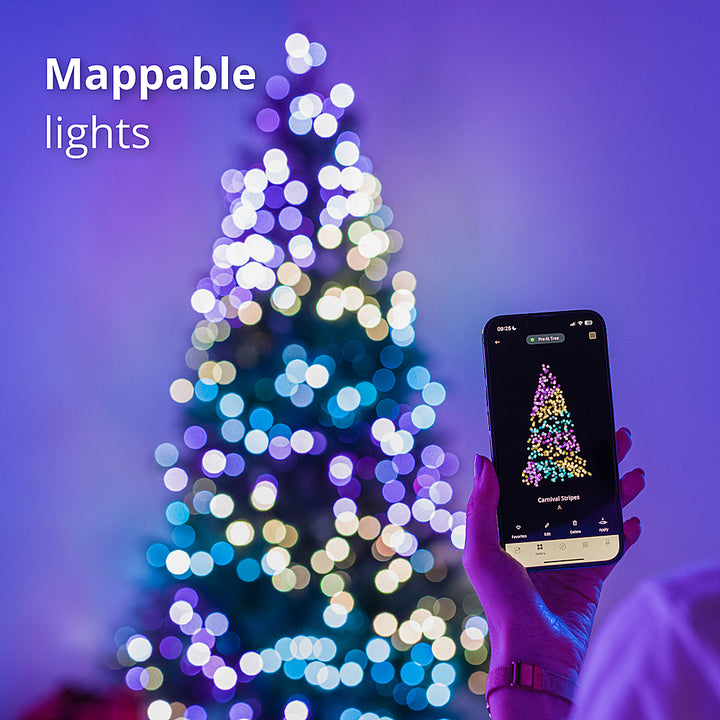 Twinkly Smart Light Regal Pre-lit Tree 7ft 435 RGB+W LED Pre-lt - Multi_7
