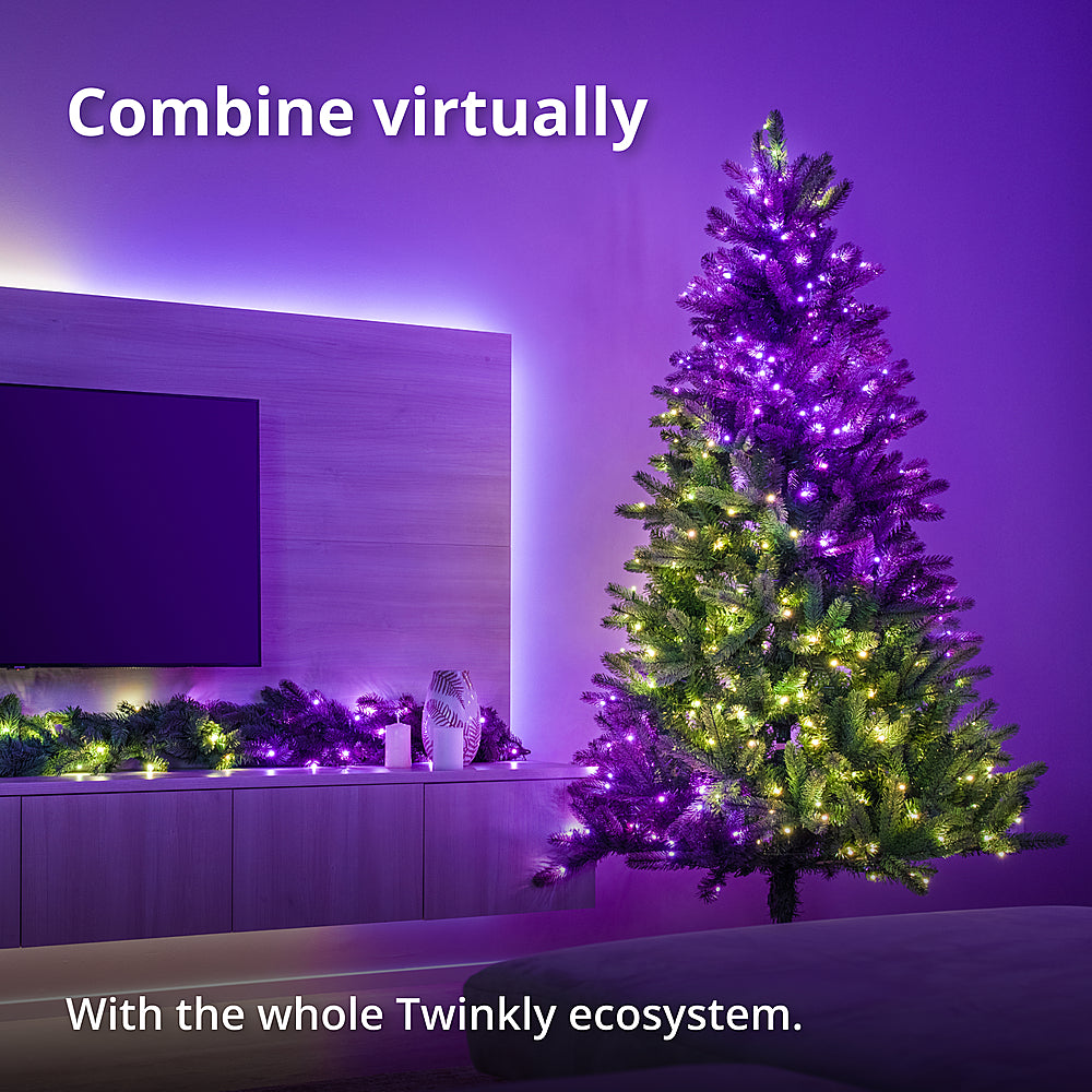 Twinkly Smart Light Regal Pre-lit Tree 7ft 435 RGB+W LED Pre-lt - Multi_4
