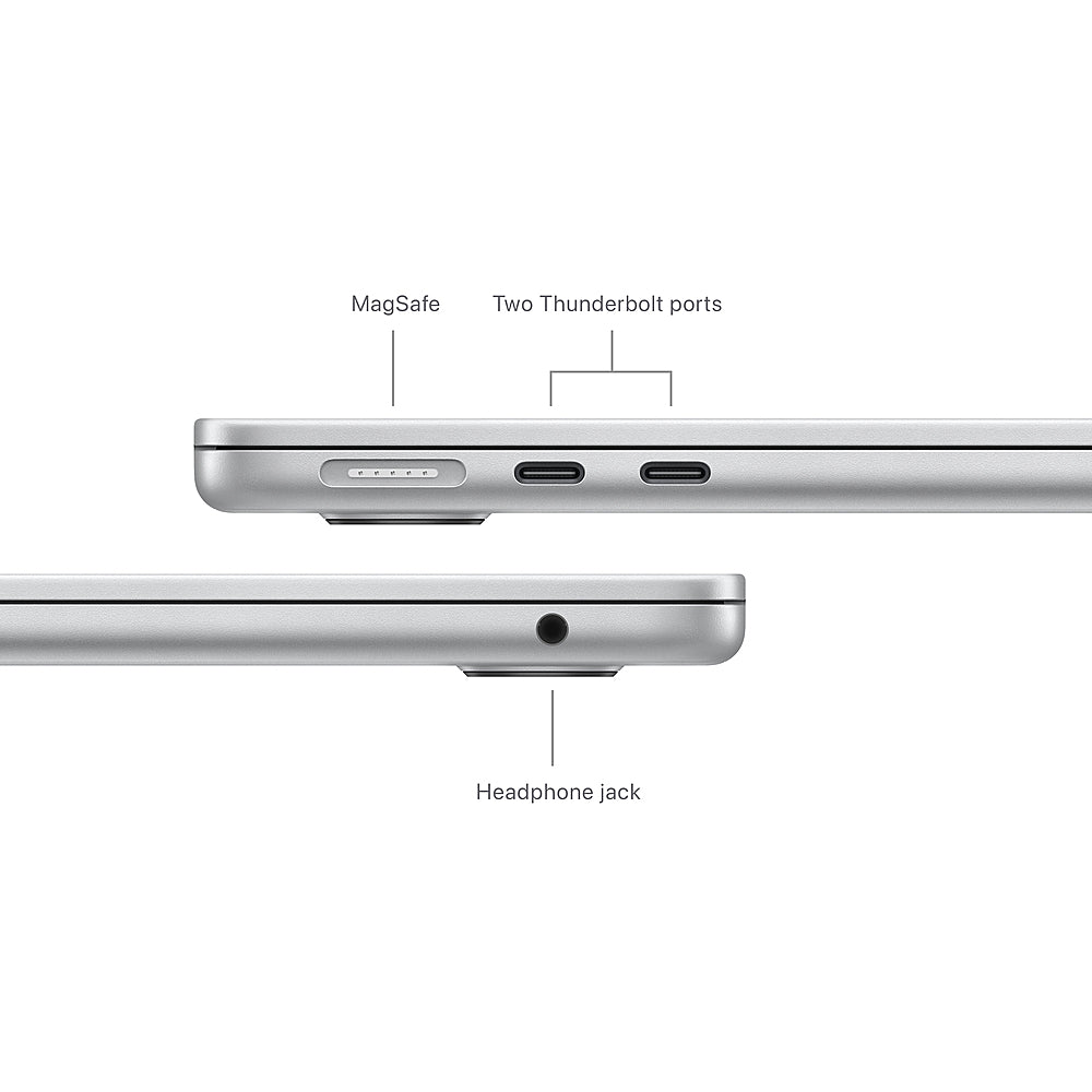 MacBook Air 13-inch Laptop - Apple M3 chip - 8GB Memory - 256GB SSD (Latest Model) - Silver_6