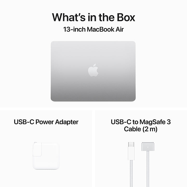 MacBook Air 13-inch Laptop - Apple M3 chip - 8GB Memory - 512GB SSD (Latest Model) - Silver_8