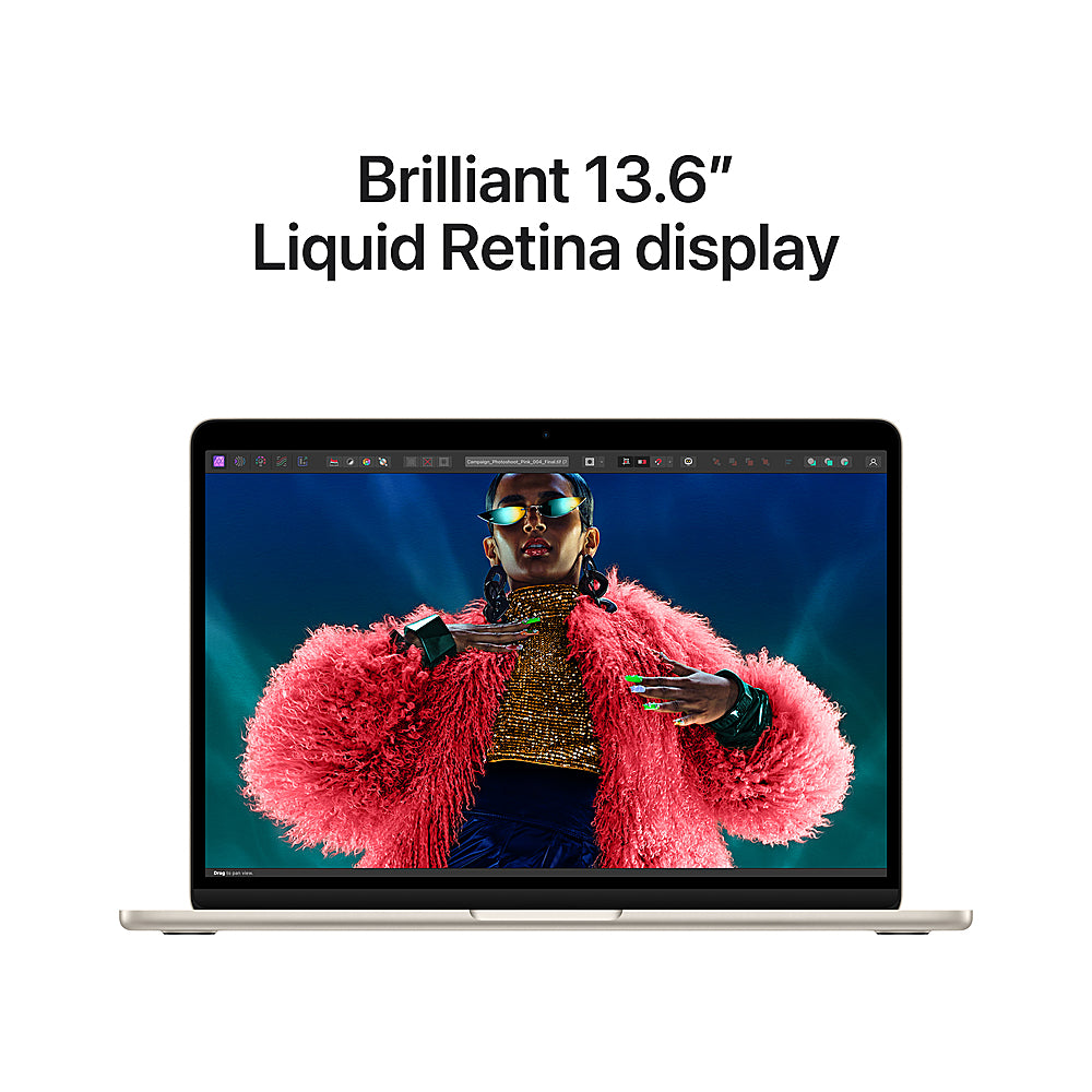 MacBook Air 13-inch Laptop - Apple M3 chip - 8GB Memory -  256GB SSD (Latest Model) - Starlight_4