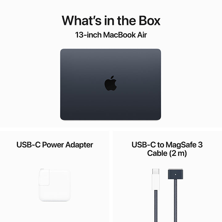 MacBook Air 13-inch Laptop - Apple M3 chip - 8GB Memory -  256GB SSD (Latest Model) - Midnight_8
