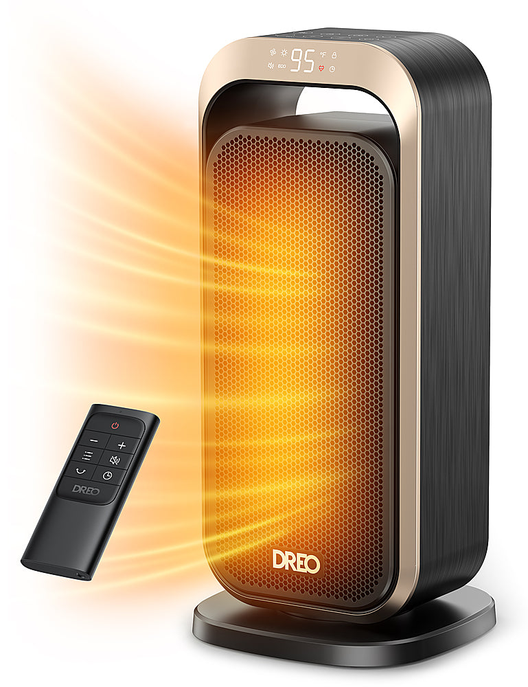 Dreo - Portable Smart Space Heater - Black&Gold_0