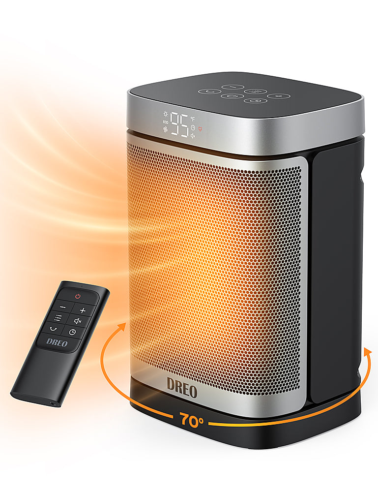 Dreo - Portable Smart Space Heater - Black&Silver_0