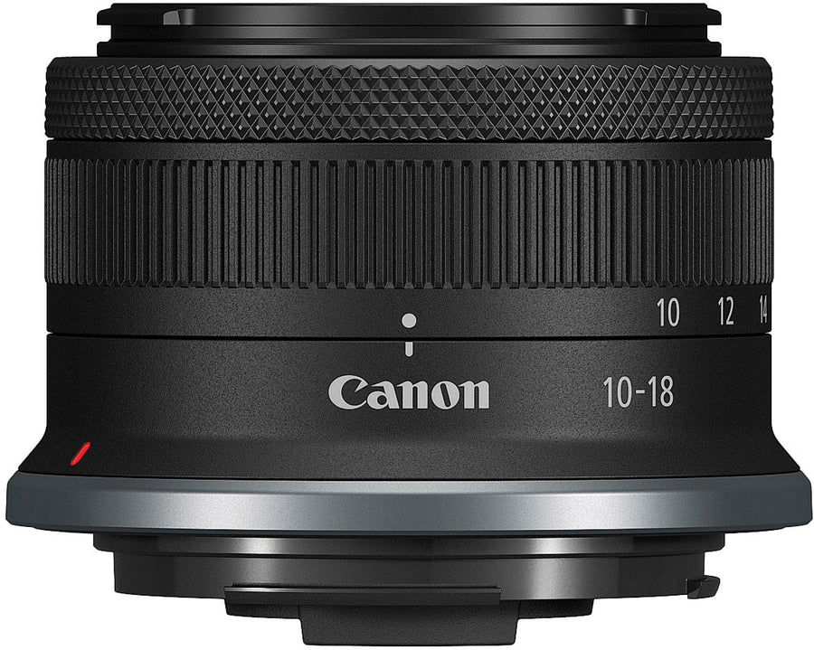 Canon - RF-S10-18mm F4.5-6.3 IS STM Ultra-Wide Angle Zoom Lens for EOS R-Series Cameras - Black_0