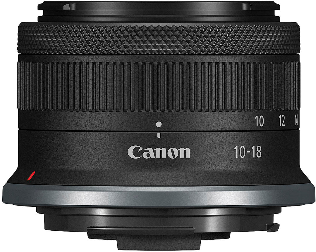 Canon - RF-S10-18mm F4.5-6.3 IS STM Ultra-Wide Angle Zoom Lens for EOS R-Series Cameras - Black_0