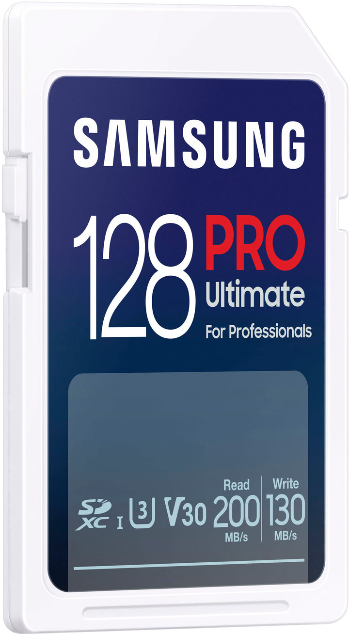 Samsung - PRO Ultimate Full Size 128GB SDXC Memory Card, Up to 200 MB/s, UHS I, C10, U3, V30, A2 (MB SY128S/AM)_3